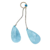 39.29 Carats Pair of Aquamarine Drops